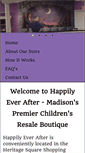 Mobile Screenshot of happilyeverafterchildrensboutique.com